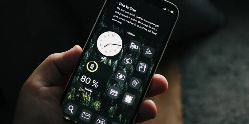 a photo of android phone to accompany the article Android Tips and Tricks to Become a Power User