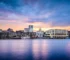 A photo of the Savannah, Georgia Riverfont Skyline